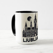 City Coffee mok - Ljubliana (Voorkant links)