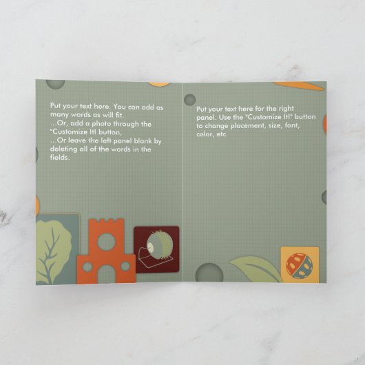 "City Critters" Pet Sympathy Card Kaart (Binnen)