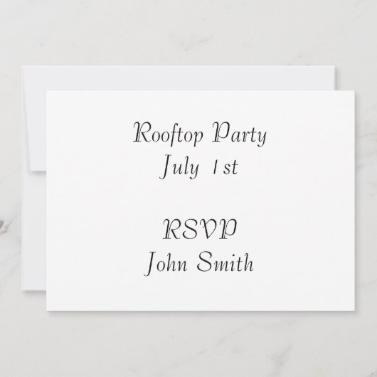 City-dak Kaart (Achterkant)