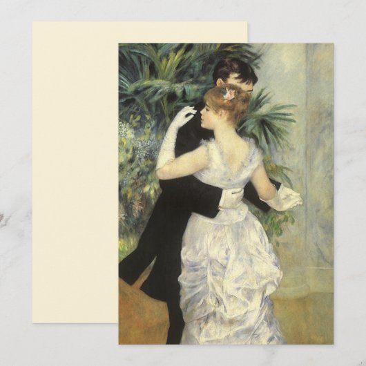 City Dance by Pierre Renoir,  Fine Art (Voorkant / Achterkant)