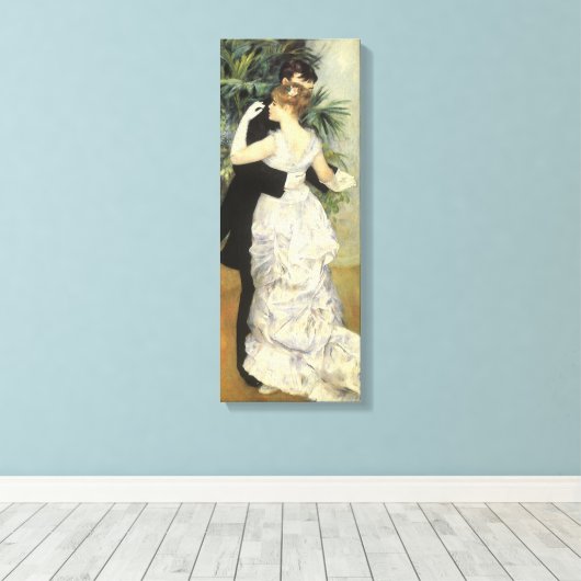 City Dance by Pierre Renoir,  Fine Art Canvas Afdruk (Insitu (Houten vloer))