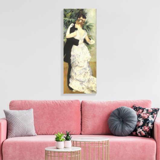 City Dance by Pierre Renoir, Fine Art Canvas Afdruk (Insitu (Woonkamer))