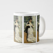 City Dance by Pierre Renoir,  Fine Art Grote Koffiekop (Voorkant rechts)
