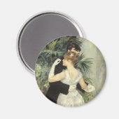 City Dance by Pierre Renoir,  Fine Art Magneet (Voorkant / Achterkant)