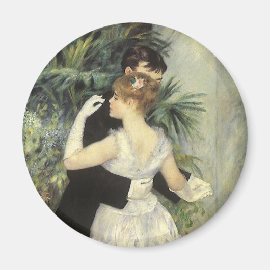 City Dance by Pierre Renoir,  Fine Art Magneet (Voorkant)