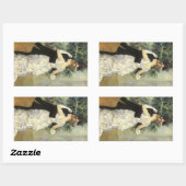 City Dance by Pierre Renoir,  Fine Art Rechthoekige Sticker (Vel)