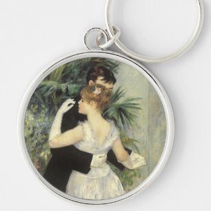 City Dance by Pierre Renoir, Fine Art Sleutelhanger