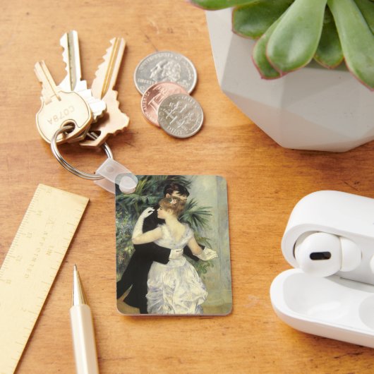 City Dance by Pierre Renoir,  Fine Art Sleutelhanger (Bureau)