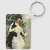 City Dance by Pierre Renoir,  Fine Art Sleutelhanger (Achterkant)