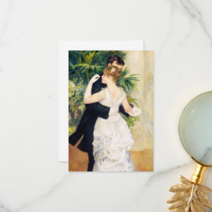 City Dance, Dance in Town door Pierre Auguste Reno Bedankkaart