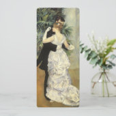 City Dance van Pierre Renoir Vintage Bruiloft Kaart (Staand voorkant)