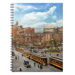 City - Detroit MI - Motor City 1917 Notitieboek