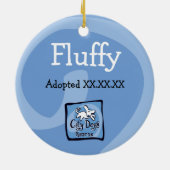 City Dogs Rescue Keramisch Ornament (Achterkant)