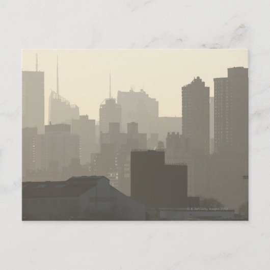 City Fog Briefkaart (Voorkant)
