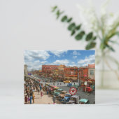 City - Gadsden, AL- Christmas shopping crowds 1941 Briefkaart (Staand voorkant)