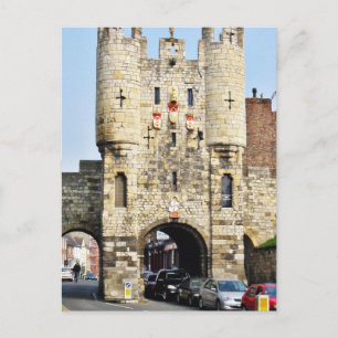 City Gate in York in North Yorkshire Briefkaart