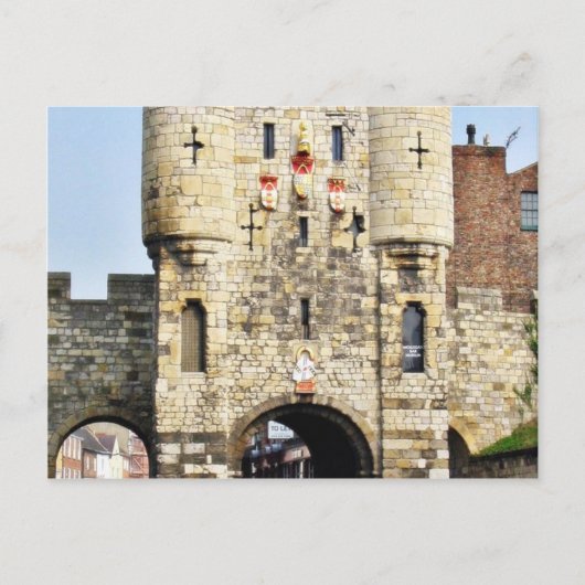 City Gate in York in North Yorkshire Briefkaart (Voorkant)