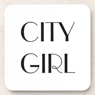 CITY GIRL Quote Onderzetters