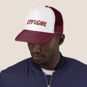 City Girl Trucker Hat Trucker Pet (In situ)
