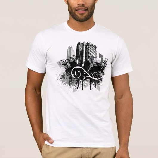 City grunge T-shirt (Voorkant)