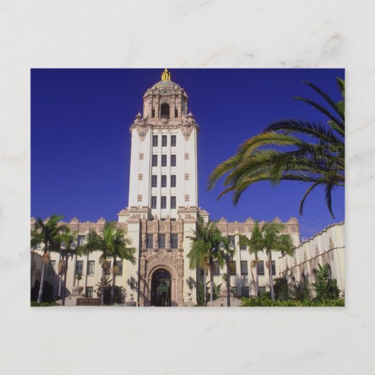 City Hall, Beverly Hills, California, VS Briefkaart (Voorkant)