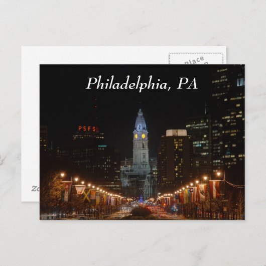 City Hall Briefkaart (Voorkant / Achterkant)