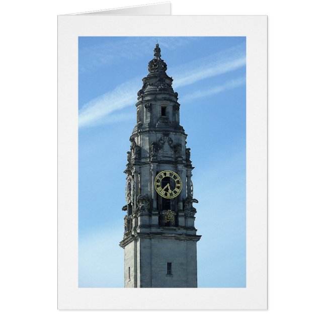 City Hall Clock Tower, Cardiff (Voorkant)