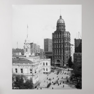 City Hall en World Building Poster