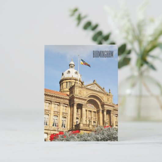 City Hall in Birmingham, Engeland Briefkaart (Staand voorkant)