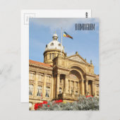 City Hall in Birmingham, Engeland Briefkaart (Voorkant / Achterkant)