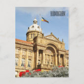 City Hall in Birmingham, Engeland Briefkaart (Voorkant)