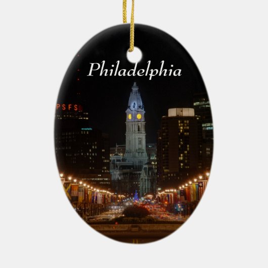 City Hall Keramisch Ornament (Achterkant)