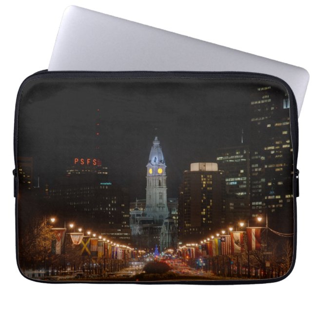 City Hall Laptop Sleeve (Voorkant)