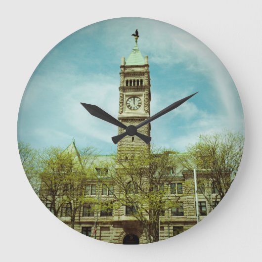 CITY HALL LOWELL MASSACHUSETTS CLOCK GROTE KLOK (Voorkant)