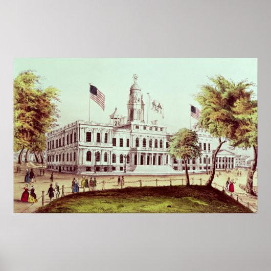 City Hall, New York Poster (Voorkant)