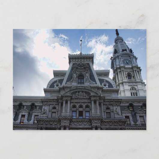 City Hall Philadelphia Briefkaart (Voorkant)
