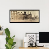 City Hall Rheims Foto 1919 Poster (Thuiskantoor)