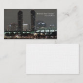 City Harbour Night San Diego Convention Center Visitekaartje (Voorkant / Achterkant)