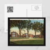 City Hospital, Albany, New York 1928  Briefkaart (Voorkant / Achterkant)