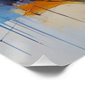 City in Pastel Tones Perfect Poster (Hoek)