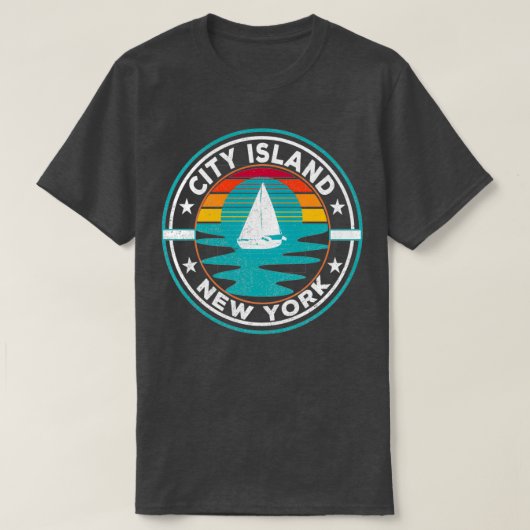 City Island  Sunset T-shirt (Design voorkant)