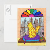 City Kat Briefkaart (Voorkant / Achterkant)