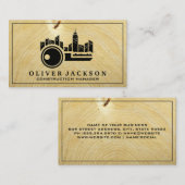 City Key Logo | Houtkorrels Visitekaartje (Voorkant / Achterkant)