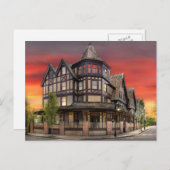 City - Kingston, NY - The Kirkland Hotel Briefkaart (Voorkant / Achterkant)