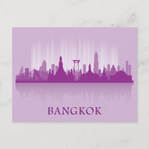 City Landscape Skyline Bangkok, Thailand Briefkaart