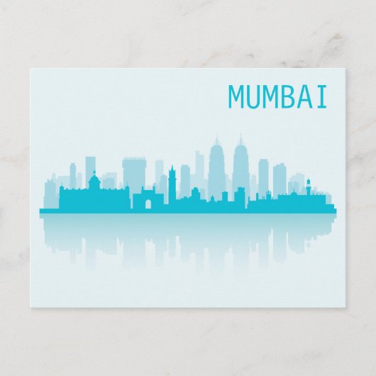 City Landscape Skyline | Mumbai, India Briefkaart (Voorkant)