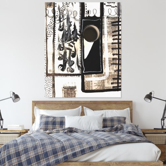 City Language Canvas Afdruk (Insitu (Slaapkamer))