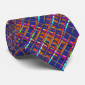 City Lichten bij Night Necktie Stropdas (Opgerold)
