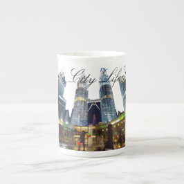 City Life Collectie #2, Bone China Mok