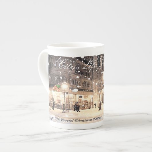 City Life Collectie #4 Bone China Mok (Links)